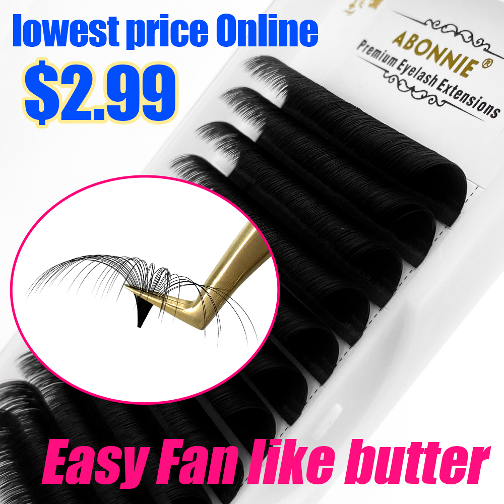 Abonnie 0.03-0.10mm Easy Fan L - Eyelash Extension Human Hair recensione e prezzo