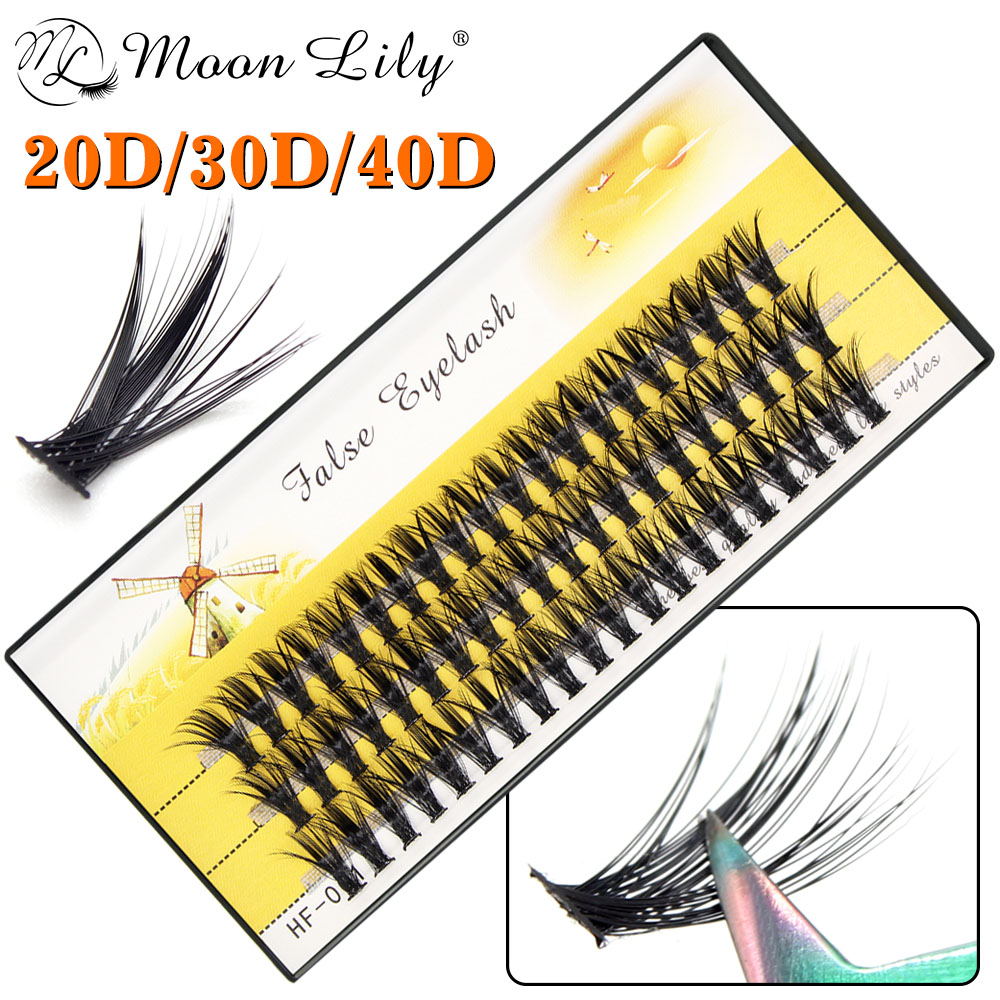 Nuovo 40D Cluster 60 Bundles e - Eyelash Extension Russian recensione e prezzo